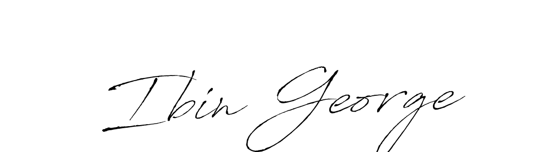 Also we have Ibin George name is the best signature style. Create professional handwritten signature collection using Antro_Vectra autograph style. Ibin George signature style 6 images and pictures png