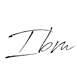 Antro_Vectra is a professional signature style that is perfect for those who want to add a touch of class to their signature. It is also a great choice for those who want to make their signature more unique. Get Ibm name to fancy signature for free. Ibm signature style 6 images and pictures png