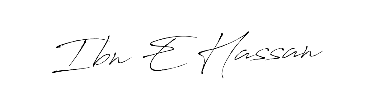 Ibn E Hassan stylish signature style. Best Handwritten Sign (Antro_Vectra) for my name. Handwritten Signature Collection Ideas for my name Ibn E Hassan. Ibn E Hassan signature style 6 images and pictures png