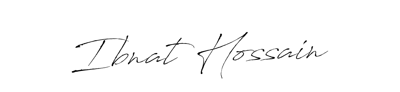 How to make Ibnat Hossain signature? Antro_Vectra is a professional autograph style. Create handwritten signature for Ibnat Hossain name. Ibnat Hossain signature style 6 images and pictures png