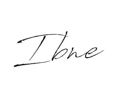 Make a beautiful signature design for name Ibne. With this signature (Antro_Vectra) style, you can create a handwritten signature for free. Ibne signature style 6 images and pictures png