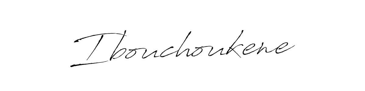 Design your own signature with our free online signature maker. With this signature software, you can create a handwritten (Antro_Vectra) signature for name Ibouchoukene. Ibouchoukene signature style 6 images and pictures png