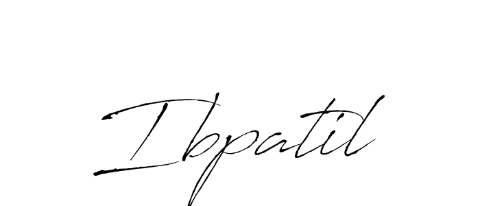 Use a signature maker to create a handwritten signature online. With this signature software, you can design (Antro_Vectra) your own signature for name Ibpatil. Ibpatil signature style 6 images and pictures png