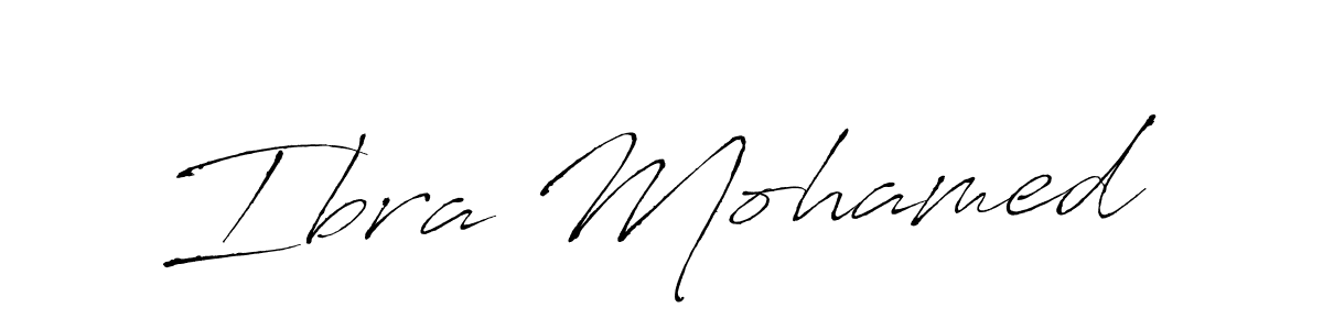 The best way (Antro_Vectra) to make a short signature is to pick only two or three words in your name. The name Ibra Mohamed include a total of six letters. For converting this name. Ibra Mohamed signature style 6 images and pictures png