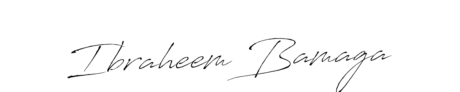 Make a beautiful signature design for name Ibraheem Bamaga. With this signature (Antro_Vectra) style, you can create a handwritten signature for free. Ibraheem Bamaga signature style 6 images and pictures png