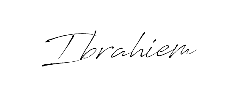 Make a beautiful signature design for name Ibrahiem. With this signature (Antro_Vectra) style, you can create a handwritten signature for free. Ibrahiem signature style 6 images and pictures png