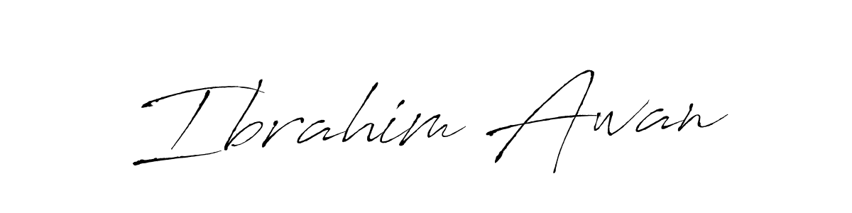 How to make Ibrahim Awan signature? Antro_Vectra is a professional autograph style. Create handwritten signature for Ibrahim Awan name. Ibrahim Awan signature style 6 images and pictures png