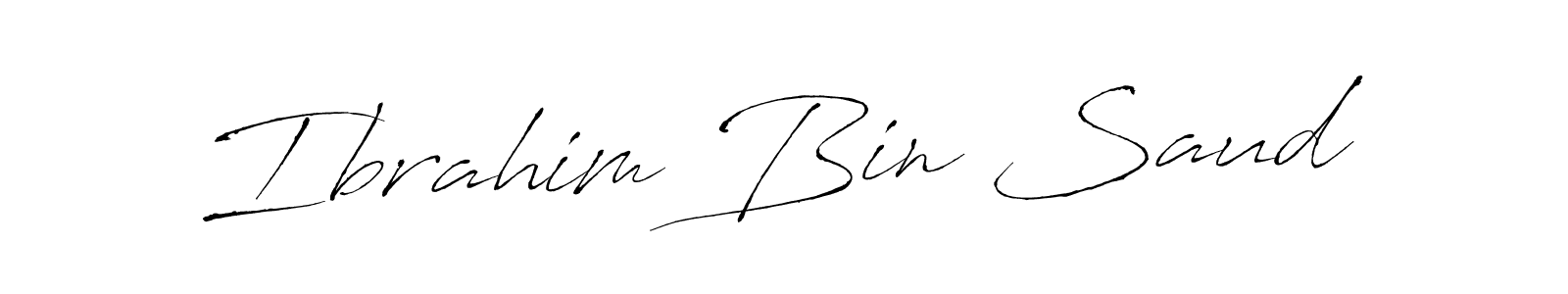 Make a beautiful signature design for name Ibrahim Bin Saud. With this signature (Antro_Vectra) style, you can create a handwritten signature for free. Ibrahim Bin Saud signature style 6 images and pictures png