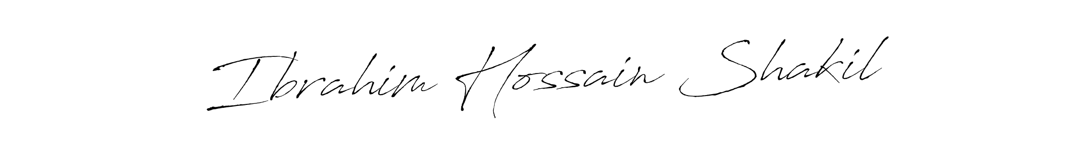 Antro_Vectra is a professional signature style that is perfect for those who want to add a touch of class to their signature. It is also a great choice for those who want to make their signature more unique. Get Ibrahim Hossain Shakil name to fancy signature for free. Ibrahim Hossain Shakil signature style 6 images and pictures png