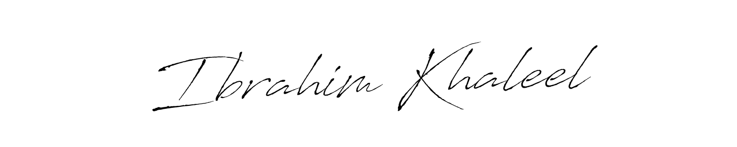 Use a signature maker to create a handwritten signature online. With this signature software, you can design (Antro_Vectra) your own signature for name Ibrahim Khaleel. Ibrahim Khaleel signature style 6 images and pictures png