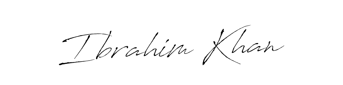 Ibrahim Khan stylish signature style. Best Handwritten Sign (Antro_Vectra) for my name. Handwritten Signature Collection Ideas for my name Ibrahim Khan. Ibrahim Khan signature style 6 images and pictures png