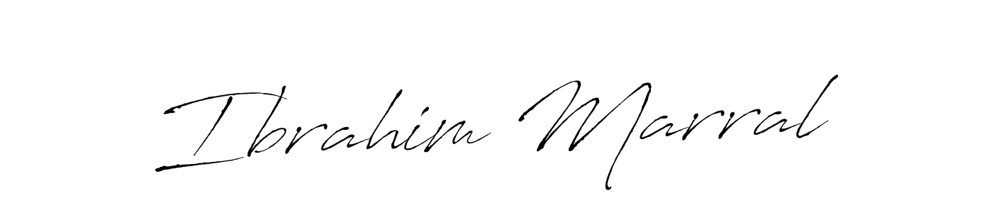 How to make Ibrahim Marral signature? Antro_Vectra is a professional autograph style. Create handwritten signature for Ibrahim Marral name. Ibrahim Marral signature style 6 images and pictures png