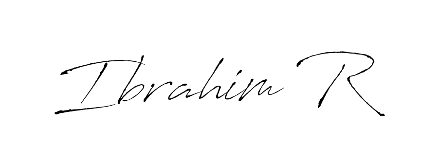 How to make Ibrahim R signature? Antro_Vectra is a professional autograph style. Create handwritten signature for Ibrahim R name. Ibrahim R signature style 6 images and pictures png