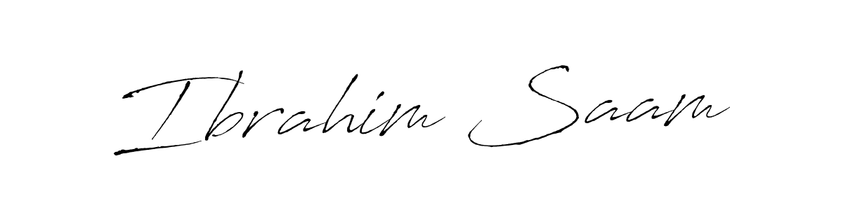 Design your own signature with our free online signature maker. With this signature software, you can create a handwritten (Antro_Vectra) signature for name Ibrahim Saam. Ibrahim Saam signature style 6 images and pictures png