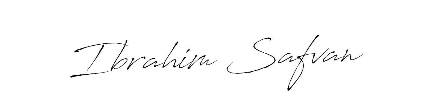 Design your own signature with our free online signature maker. With this signature software, you can create a handwritten (Antro_Vectra) signature for name Ibrahim Safvan. Ibrahim Safvan signature style 6 images and pictures png