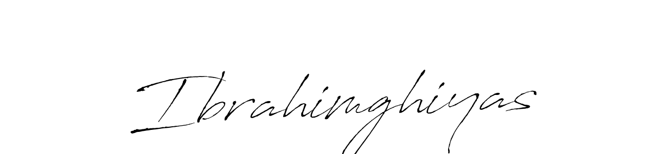 Ibrahimghiyas stylish signature style. Best Handwritten Sign (Antro_Vectra) for my name. Handwritten Signature Collection Ideas for my name Ibrahimghiyas. Ibrahimghiyas signature style 6 images and pictures png