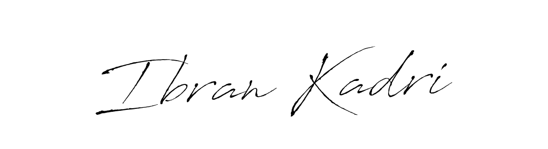 Also we have Ibran Kadri name is the best signature style. Create professional handwritten signature collection using Antro_Vectra autograph style. Ibran Kadri signature style 6 images and pictures png