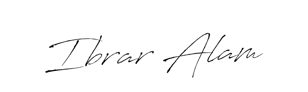 Also we have Ibrar Alam name is the best signature style. Create professional handwritten signature collection using Antro_Vectra autograph style. Ibrar Alam signature style 6 images and pictures png