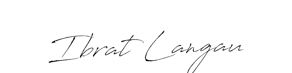 Similarly Antro_Vectra is the best handwritten signature design. Signature creator online .You can use it as an online autograph creator for name Ibrat Langau. Ibrat Langau signature style 6 images and pictures png