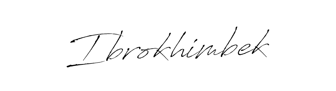 It looks lik you need a new signature style for name Ibrokhimbek. Design unique handwritten (Antro_Vectra) signature with our free signature maker in just a few clicks. Ibrokhimbek signature style 6 images and pictures png