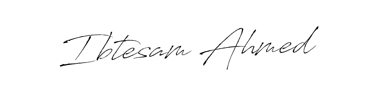 Ibtesam Ahmed stylish signature style. Best Handwritten Sign (Antro_Vectra) for my name. Handwritten Signature Collection Ideas for my name Ibtesam Ahmed. Ibtesam Ahmed signature style 6 images and pictures png