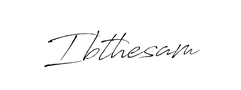 The best way (Antro_Vectra) to make a short signature is to pick only two or three words in your name. The name Ibthesam include a total of six letters. For converting this name. Ibthesam signature style 6 images and pictures png