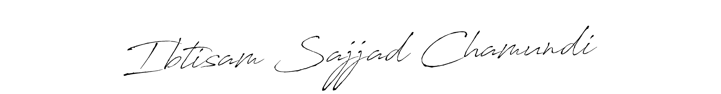 Also we have Ibtisam Sajjad Chamundi name is the best signature style. Create professional handwritten signature collection using Antro_Vectra autograph style. Ibtisam Sajjad Chamundi signature style 6 images and pictures png