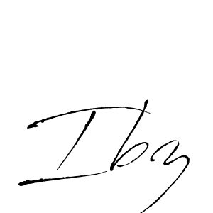 Ibz stylish signature style. Best Handwritten Sign (Antro_Vectra) for my name. Handwritten Signature Collection Ideas for my name Ibz. Ibz signature style 6 images and pictures png
