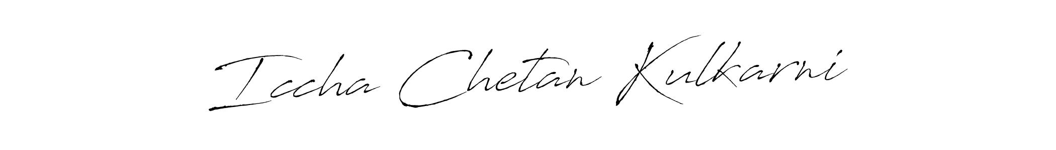 Once you've used our free online signature maker to create your best signature Antro_Vectra style, it's time to enjoy all of the benefits that Iccha Chetan Kulkarni name signing documents. Iccha Chetan Kulkarni signature style 6 images and pictures png