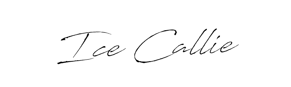 How to make Ice Callie signature? Antro_Vectra is a professional autograph style. Create handwritten signature for Ice Callie name. Ice Callie signature style 6 images and pictures png