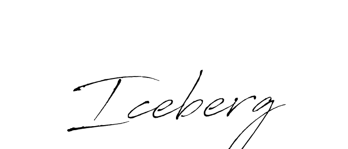 How to Draw Iceberg signature style? Antro_Vectra is a latest design signature styles for name Iceberg. Iceberg signature style 6 images and pictures png