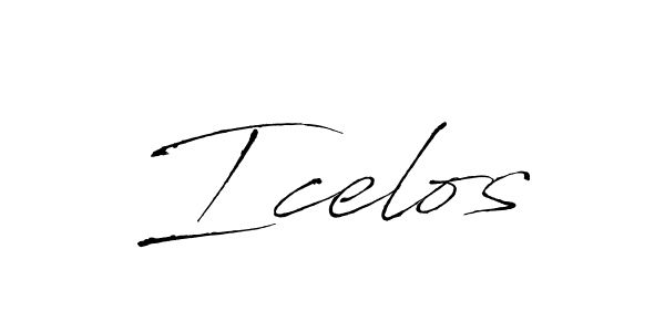 Once you've used our free online signature maker to create your best signature Antro_Vectra style, it's time to enjoy all of the benefits that Icelos name signing documents. Icelos signature style 6 images and pictures png