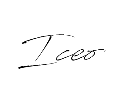 See photos of Iceo official signature by Spectra . Check more albums & portfolios. Read reviews & check more about Antro_Vectra font. Iceo signature style 6 images and pictures png