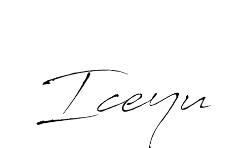 Also we have Iceyu name is the best signature style. Create professional handwritten signature collection using Antro_Vectra autograph style. Iceyu signature style 6 images and pictures png