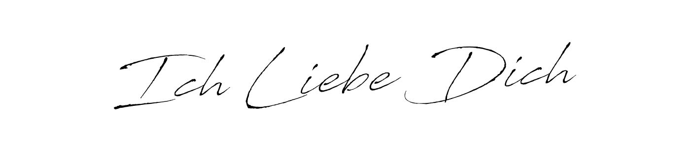 Ich Liebe Dich stylish signature style. Best Handwritten Sign (Antro_Vectra) for my name. Handwritten Signature Collection Ideas for my name Ich Liebe Dich. Ich Liebe Dich signature style 6 images and pictures png