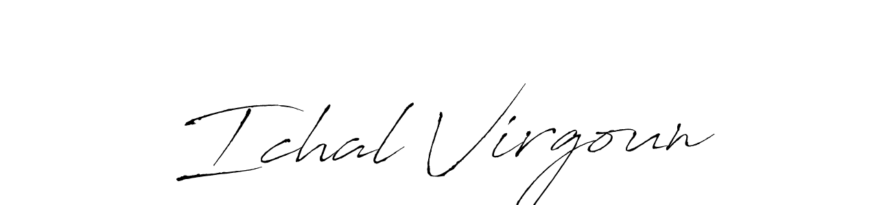 Once you've used our free online signature maker to create your best signature Antro_Vectra style, it's time to enjoy all of the benefits that Ichal Virgoun name signing documents. Ichal Virgoun signature style 6 images and pictures png