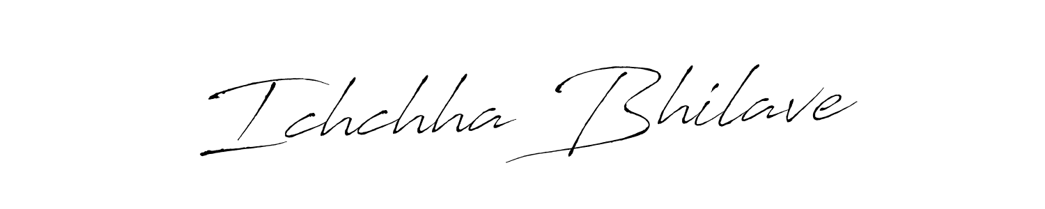 How to make Ichchha Bhilave signature? Antro_Vectra is a professional autograph style. Create handwritten signature for Ichchha Bhilave name. Ichchha Bhilave signature style 6 images and pictures png