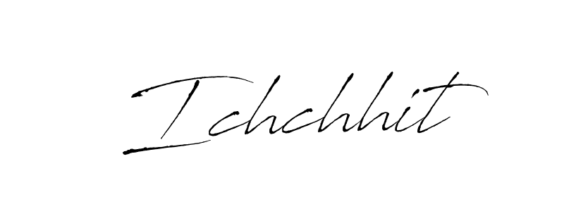 Design your own signature with our free online signature maker. With this signature software, you can create a handwritten (Antro_Vectra) signature for name Ichchhit. Ichchhit signature style 6 images and pictures png