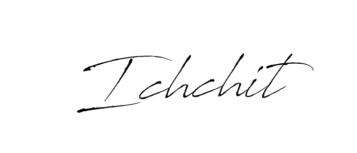 if you are searching for the best signature style for your name Ichchit. so please give up your signature search. here we have designed multiple signature styles  using Antro_Vectra. Ichchit signature style 6 images and pictures png