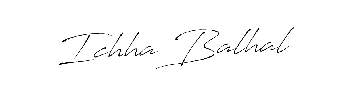 How to make Ichha Balhal signature? Antro_Vectra is a professional autograph style. Create handwritten signature for Ichha Balhal name. Ichha Balhal signature style 6 images and pictures png