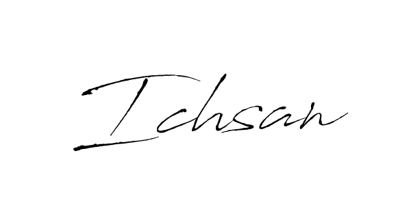 How to make Ichsan signature? Antro_Vectra is a professional autograph style. Create handwritten signature for Ichsan name. Ichsan signature style 6 images and pictures png