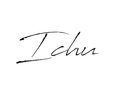 Similarly Antro_Vectra is the best handwritten signature design. Signature creator online .You can use it as an online autograph creator for name Ichu. Ichu signature style 6 images and pictures png