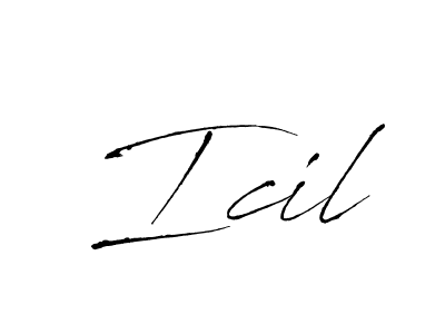 Use a signature maker to create a handwritten signature online. With this signature software, you can design (Antro_Vectra) your own signature for name Icil. Icil signature style 6 images and pictures png