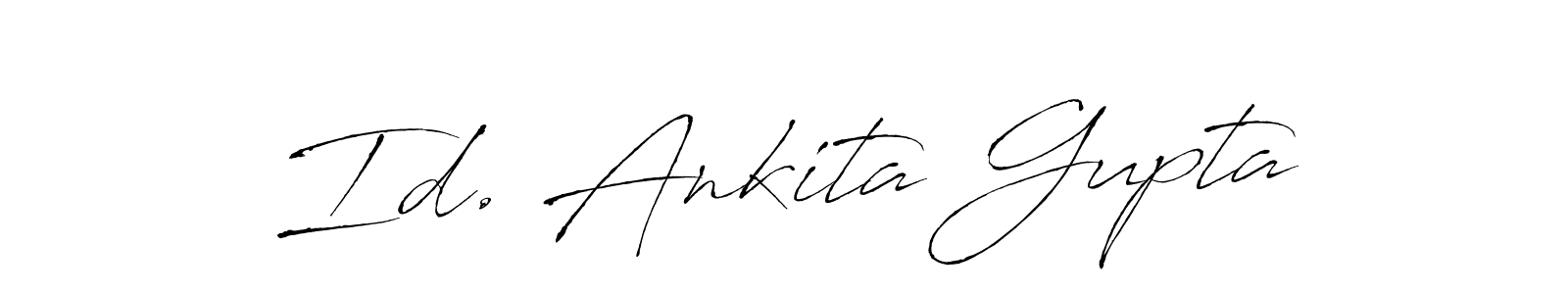 Antro_Vectra is a professional signature style that is perfect for those who want to add a touch of class to their signature. It is also a great choice for those who want to make their signature more unique. Get Id. Ankita Gupta name to fancy signature for free. Id. Ankita Gupta signature style 6 images and pictures png