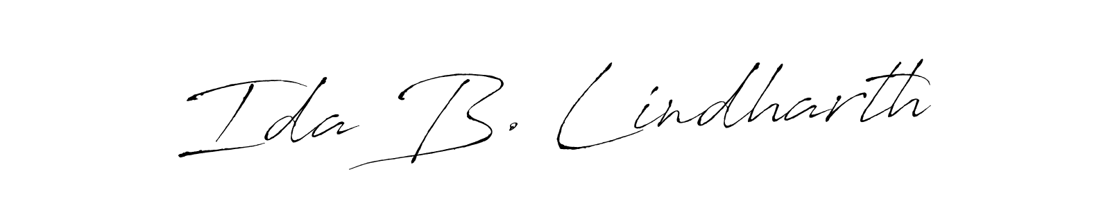 Use a signature maker to create a handwritten signature online. With this signature software, you can design (Antro_Vectra) your own signature for name Ida B. Lindharth. Ida B. Lindharth signature style 6 images and pictures png