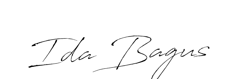 Use a signature maker to create a handwritten signature online. With this signature software, you can design (Antro_Vectra) your own signature for name Ida Bagus. Ida Bagus signature style 6 images and pictures png