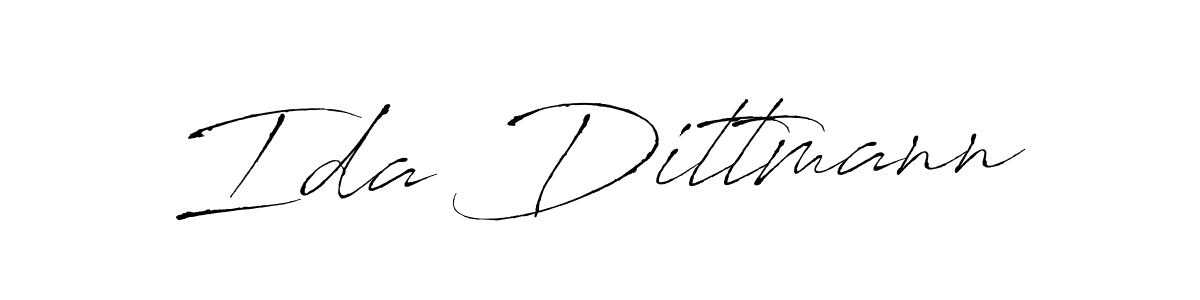 Use a signature maker to create a handwritten signature online. With this signature software, you can design (Antro_Vectra) your own signature for name Ida Dittmann. Ida Dittmann signature style 6 images and pictures png