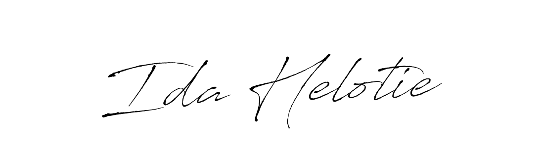 Best and Professional Signature Style for Ida Helotie. Antro_Vectra Best Signature Style Collection. Ida Helotie signature style 6 images and pictures png