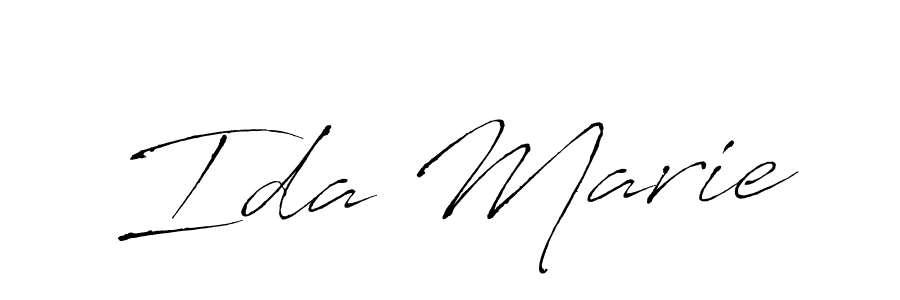 Make a beautiful signature design for name Ida Marie. With this signature (Antro_Vectra) style, you can create a handwritten signature for free. Ida Marie signature style 6 images and pictures png