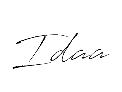 Also we have Idaa name is the best signature style. Create professional handwritten signature collection using Antro_Vectra autograph style. Idaa signature style 6 images and pictures png